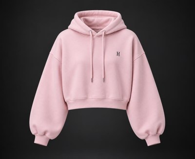 Pink Hazel cropped hoodie reward for Maya